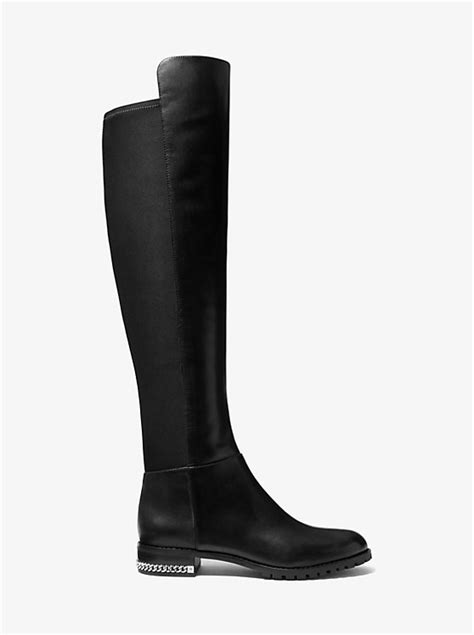 Sabrina Stretch Leather Boot .